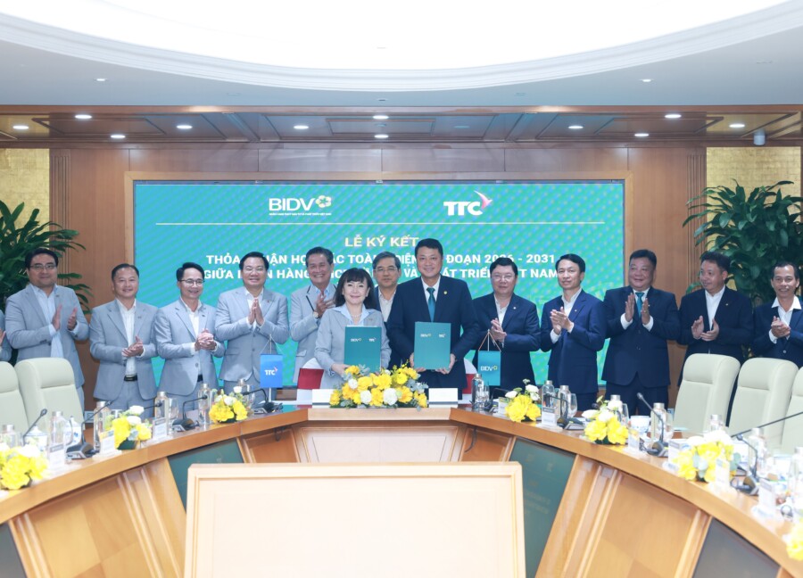 Tập đoàn TTC và BIDV tăng cường hợp tác, thúc đẩy phát triển bền vững