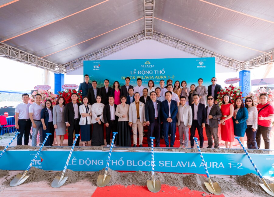 LỄ ĐỘNG THỔ BLOCK SELAVIA AURA 1-2 TẠI DỰ ÁN SELAVIA PHÚ QUỐC